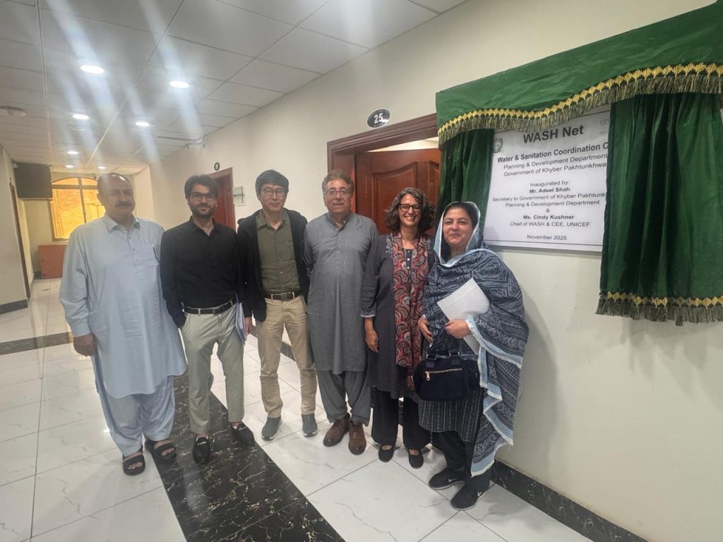 UNICEF Chief of WASH & CEE Visits KP for Strategic Engagement on WASH Sector